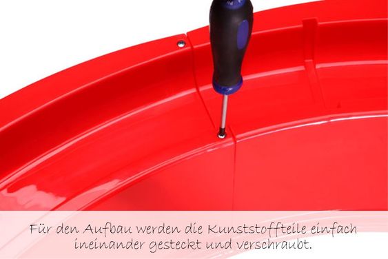 Wader Sandbox round with water play street 136 cm