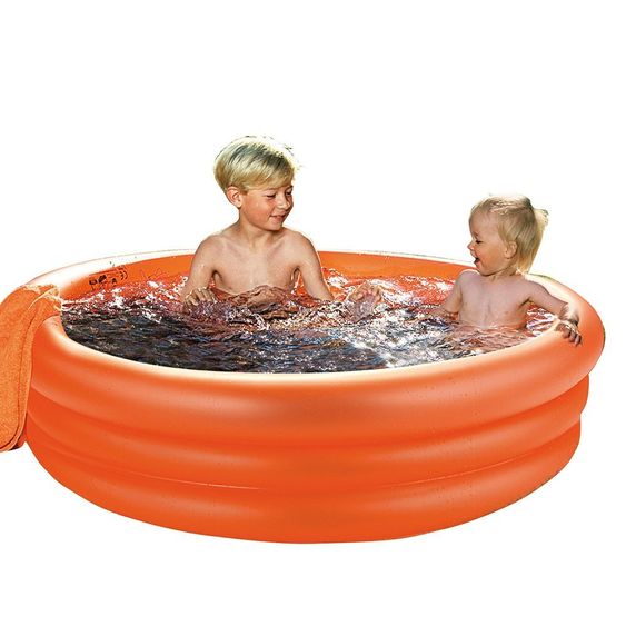 Wehncke Solar Pool Round Cool and Fresh 144 x 34 cm - Orange