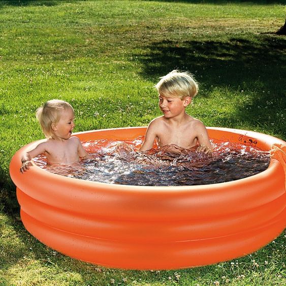 Wehncke Solar Pool Round Cool and Fresh 144 x 34 cm - Orange