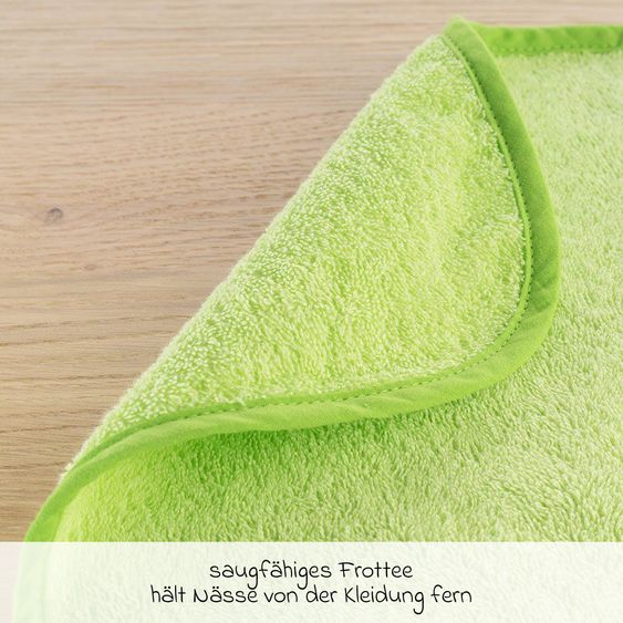 Wörner Set of 2 giant bibs with press studs - Ocean Lime