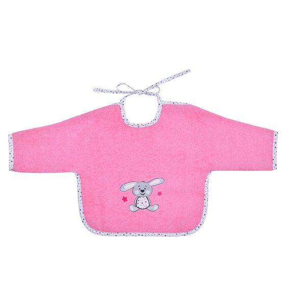 Wörner Ärmel-Lätzchen - Hase - Bubblegum