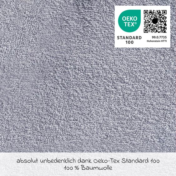 Wörner Ärmel-Lätzchen - Stickerei Esel - Hellgrau