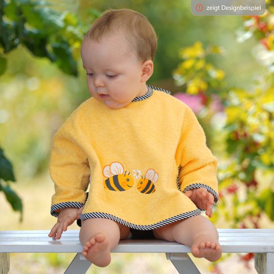 Wörner Sleeve Bib - Embroidery Llama - Mauve