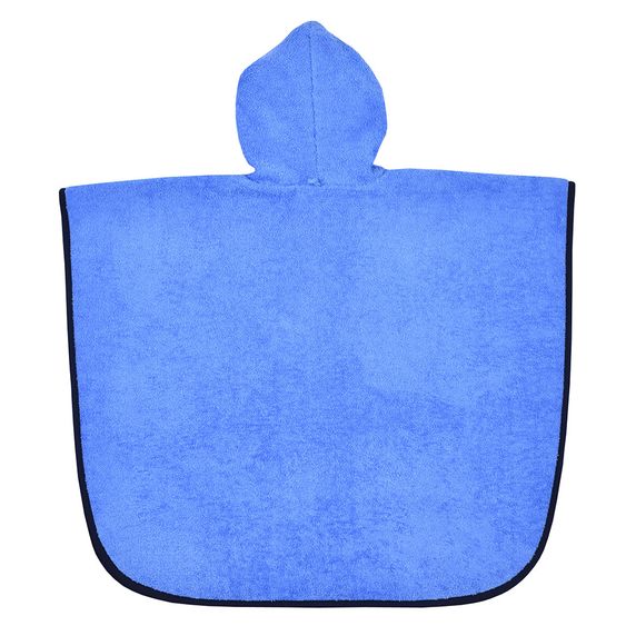 Wörner Bade-Poncho 75 x 120 cm - Hippo - Blau