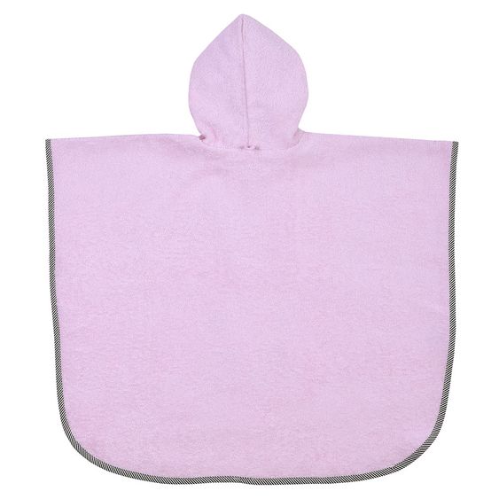 Wörner Bade-Poncho 75 x 60 cm - Kätzchen - Rosa