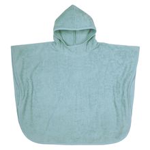 Bade-Poncho 75 x 60 cm - Uni Eisblau