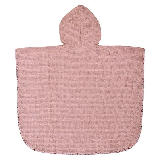 Wörner Bade-Poncho Bio-Baumwolle 75 x 60 cm - Lama - Altrosa