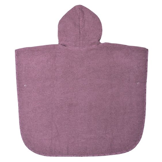 Wörner Bade-Poncho Bio-Baumwolle 75 x 60 cm - Lama - Mauve
