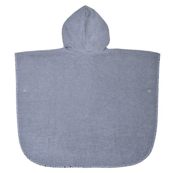 Wörner Bade-Poncho Bio-Baumwolle 75 x 60 cm - Walli - Grau