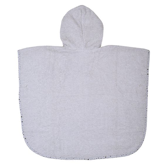 Wörner Bade-Poncho Bio-Baumwolle 75 x 60 cm - Walli - Hellgrau