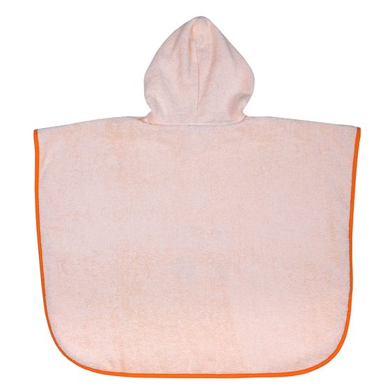 Wörner Bade-Poncho GOTS 75 x 60 cm - Hase - Apricot