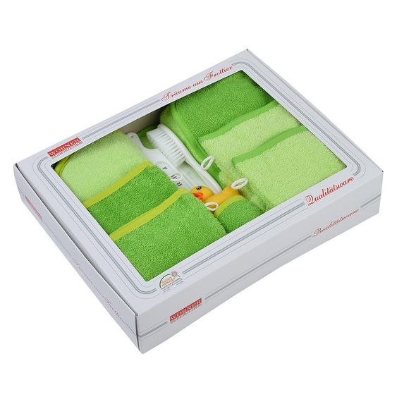 Wörner Set da bagno 12 pezzi in confezione regalo - Verde