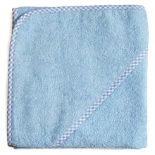 Kapuzenbadetuch 80 x 80 cm - Uni Blau