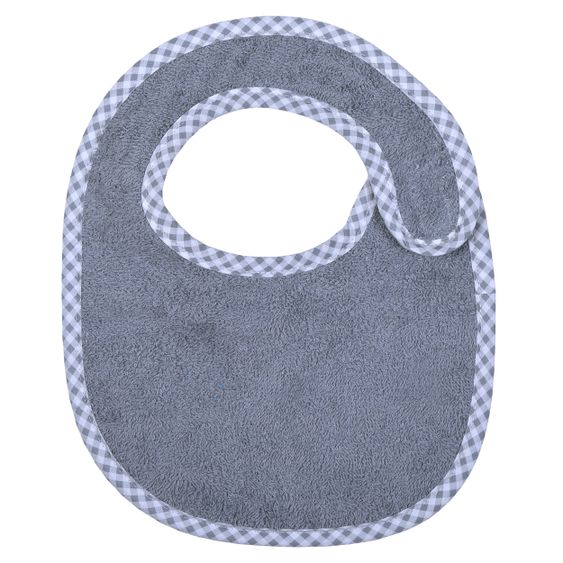 Wörner Klett-Lätzchen 3er Pack - Grau / Blau / Grün