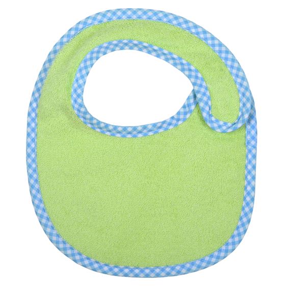 Wörner Klett-Lätzchen 3er Pack - Grau / Blau / Grün