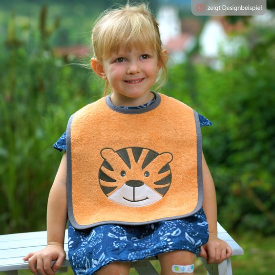 Wörner Giant velcro bib 30 x 45 cm - Uni Erika