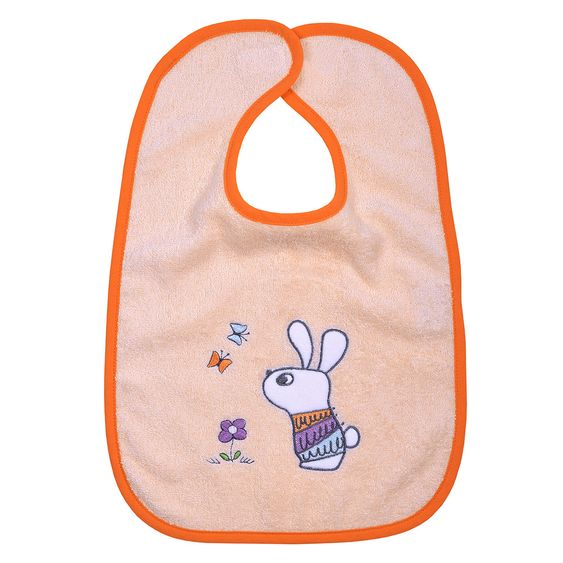 Wörner Riesen-Klettlätzchen GOTS - Hase - Apricot