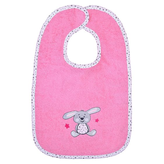 Wörner Riesen-Klettlätzchen - Hase - Bubblegum