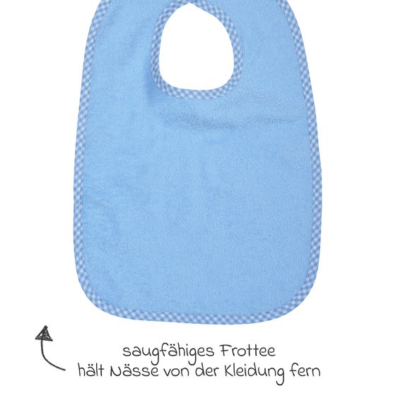 Wörner Pettorina gigante con velcro - Uni Blue