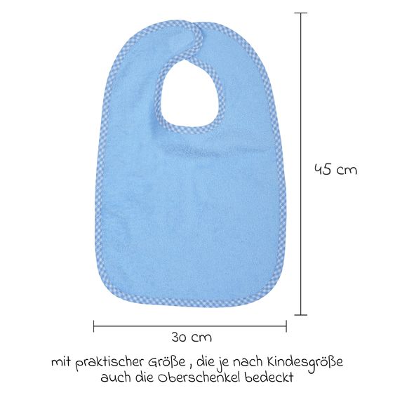 Wörner Pettorina gigante con velcro - Uni Blue