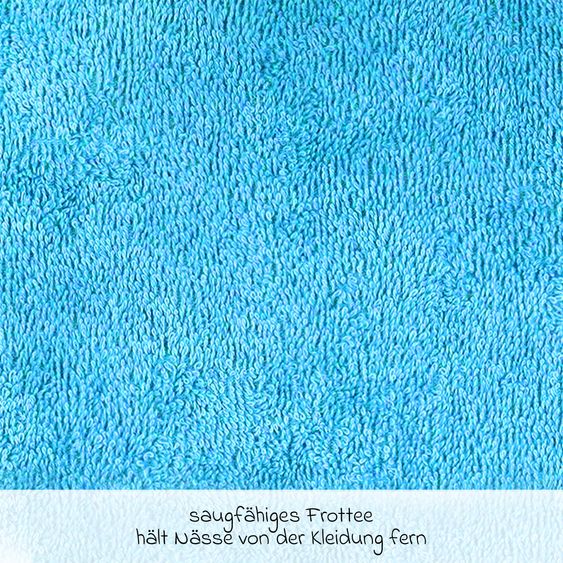 Wörner Giant bib with push button - Aqua