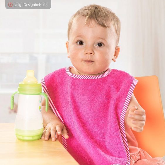 Wörner Giant bib with push button - Aqua