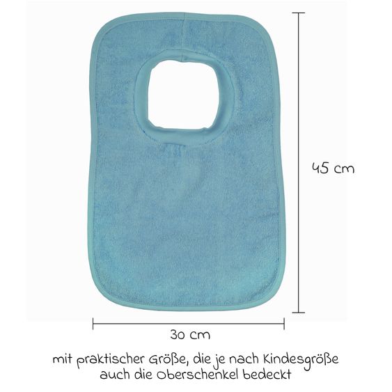 Wörner Bavaglione Gigante Confezione da 3 - Mint Greige