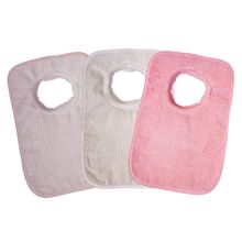 Giant Slip-On Bib 3-Pack - Pink Greige