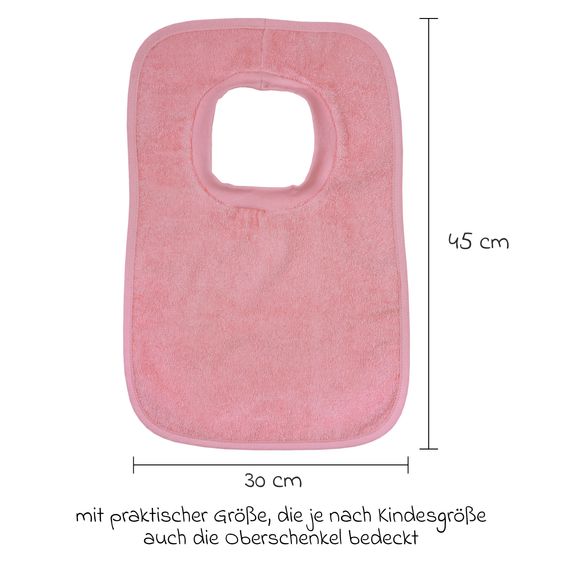 Wörner Bavaglione gigante Confezione da 3 - Rosa Greige