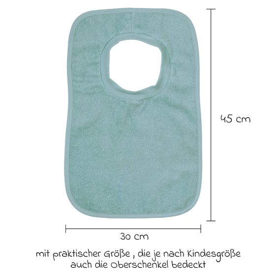 Wörner Riesen-Schlupflätzchen - Uni Eisblau