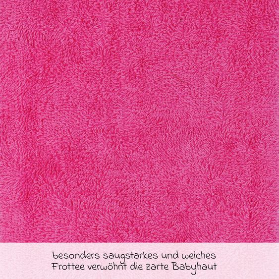 Wörner Waschhandschuh 3er Pack - Beere