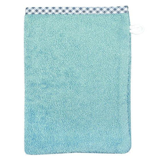 Wörner Waschhandschuh 3er Pack - Kristallblau