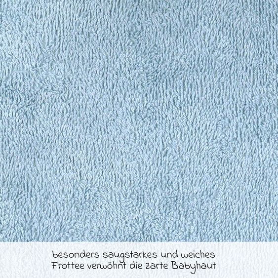 Wörner Waschhandschuh 3er Pack - Uni Blau