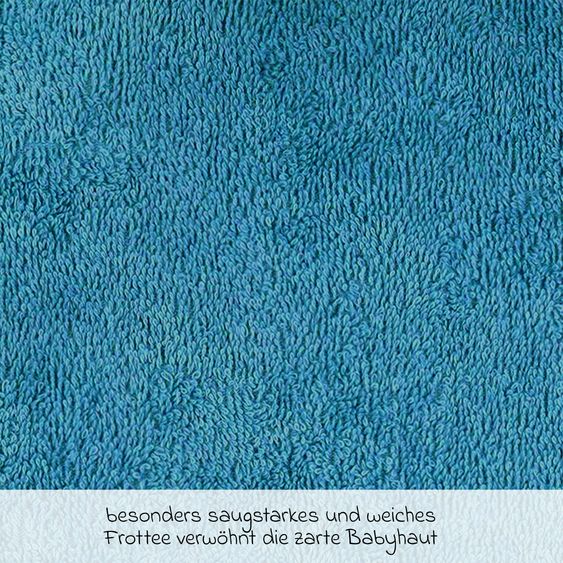 Wörner Waschhandschuh 3er Pack - Uni Limone Ozean