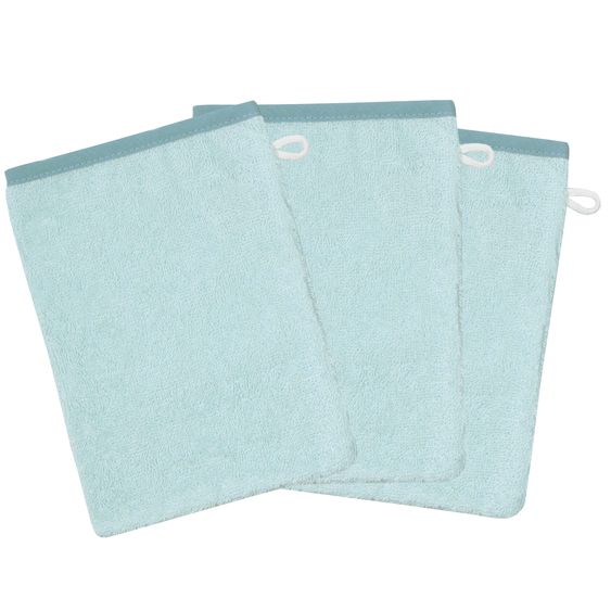 Wörner Wash mitt 3-pack - Uni Mint