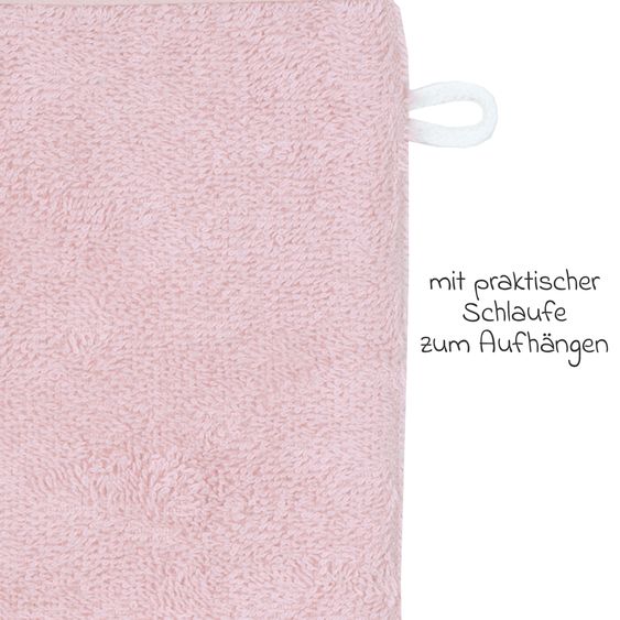 Wörner Guanto da lavaggio 3 pezzi - Uni Pink