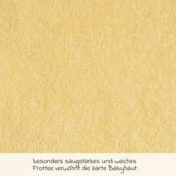 Wörner Guanto da lavaggio - Giallo anatra