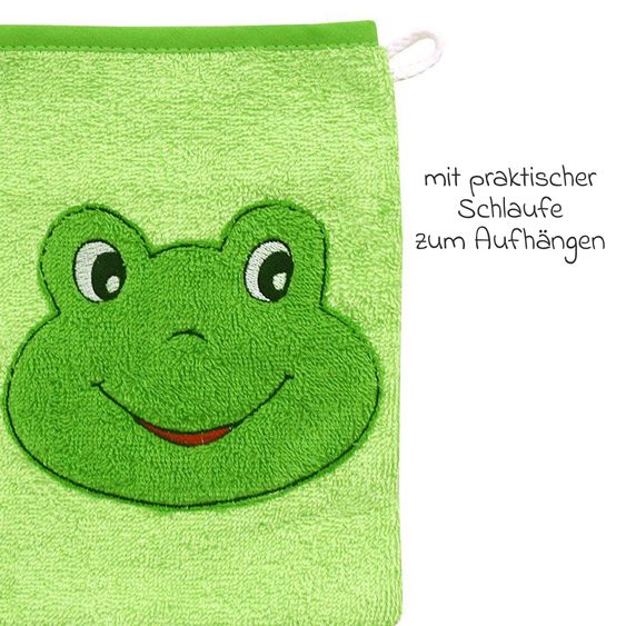 Wörner Waschhandschuh - Frosch Limone