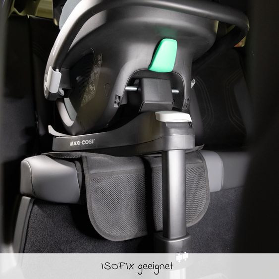 Zamboo Autositz-Schutzunterlage mit Netztasche - Schwarz