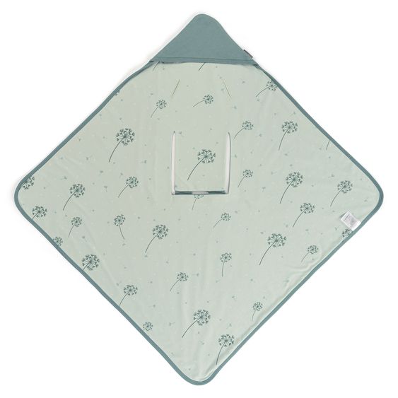 Zamboo Couverture D'Emmitouflage / Couverture Douce Légère Pour Siège Auto Bébé & Poussette 80 x 80 Cm - Pissenlit - Vert Sauge