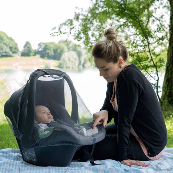 Zamboo Erstlings-Schutz-Set für Babyschalen mit Insektenschutz & Regenschutz