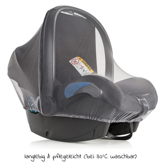 Zamboo Erstlings-Schutz-Set für Babyschalen mit Insektenschutz & Regenschutz