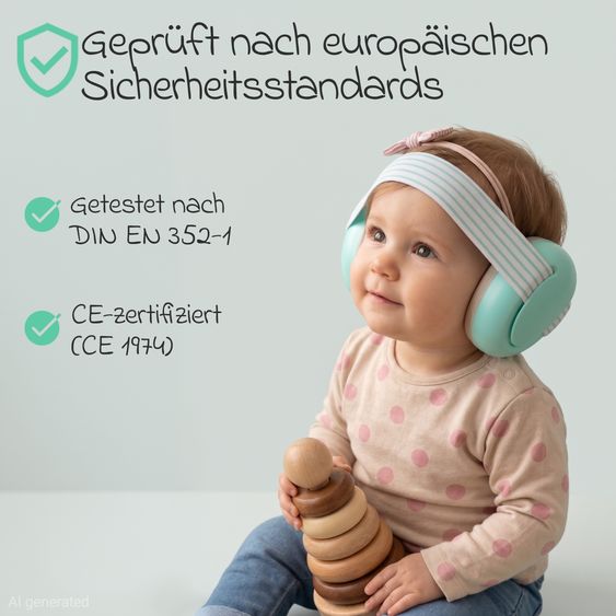 Zamboo Gehörschutz für Babys - Mint