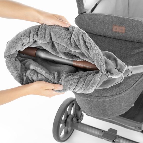 Zamboo Handmuff für Kinderwagen & Buggy - Grau