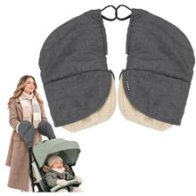Handschuhe / Handwärmer für Kinderwagen & Buggy - Melange Grau