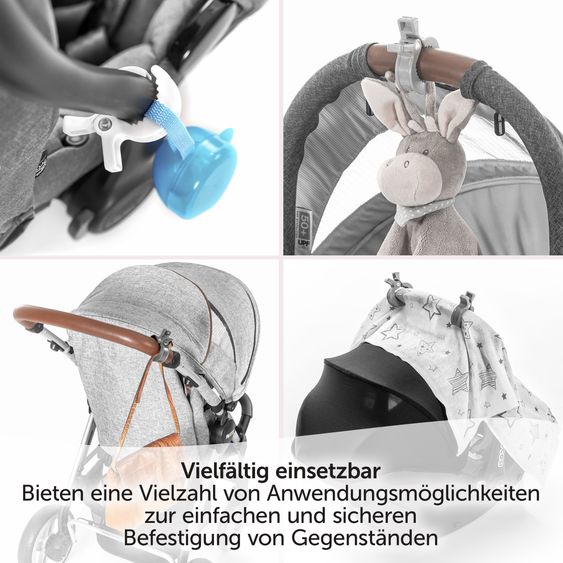 Zamboo Clip per carrozzina 6 pezzi