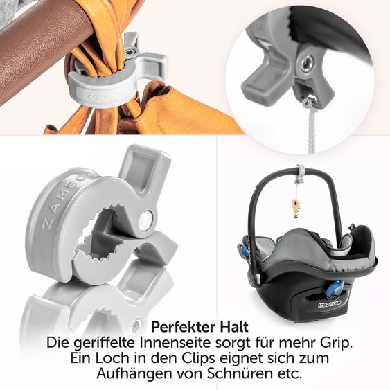 Zamboo Clip per carrozzina 6 pezzi