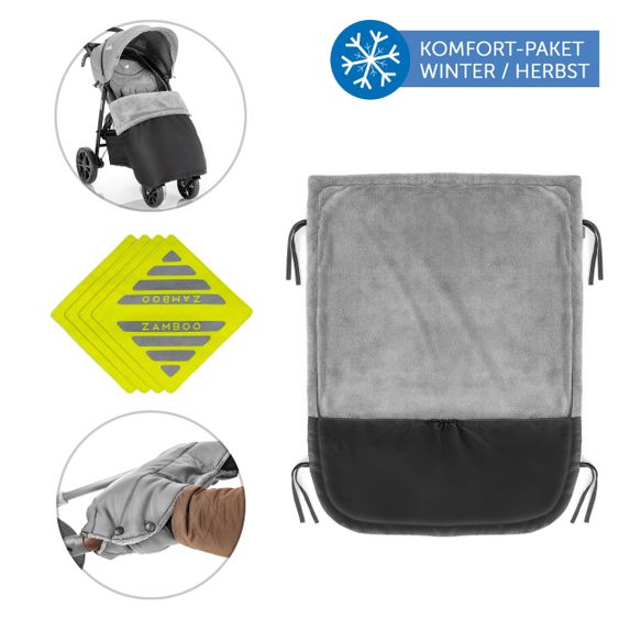 Zamboo Komfort- & Schutzpaket für Buggy mit Beindecke