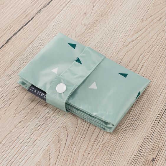 Zamboo Borsa per la pipì / sacchetto per pannolini confezione da 3 pezzi - Triangolo - Verde menta