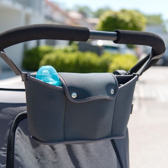 Zamboo Organizer Neopren für Kinderwagen und Buggy - Dunkelgrau